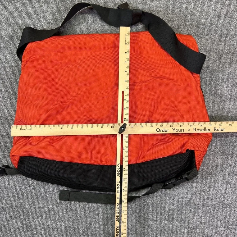 Vintage Patagonia Critical Mass Messenger Bag Orange Reflective Strap Travel